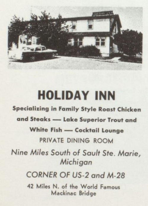 Holiday Inn - 1962 High School Yearbook Ad (newer photo)